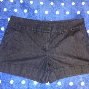 7th Avenue suiting collection from NY& Co - denim looking shorts with cuff - 14